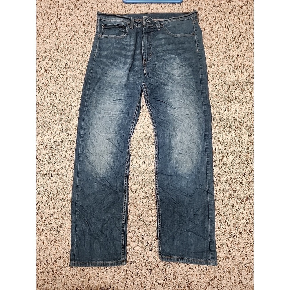 LEVIS 505 REGULAR BLUE JEANS 36x30 - Picture 2 of 8